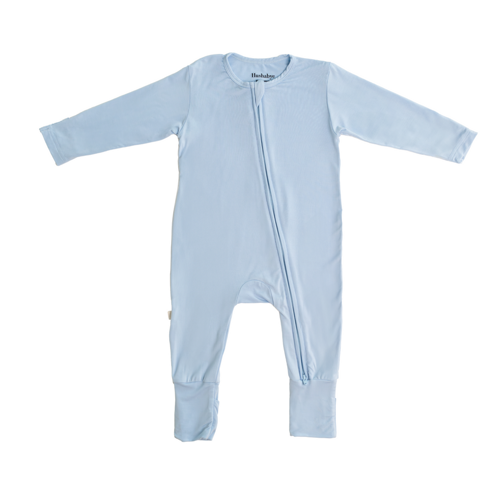 Zippered Sleepsuit in Baby Blue