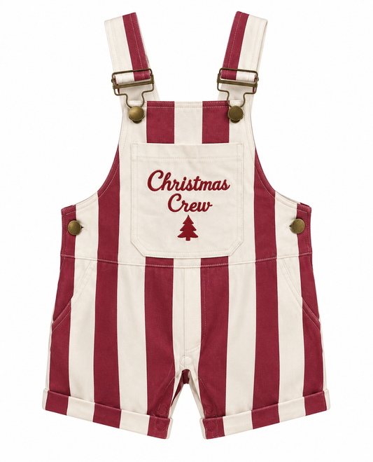 kids-christmas-striped-denim-short-overalls-burgundy-cream