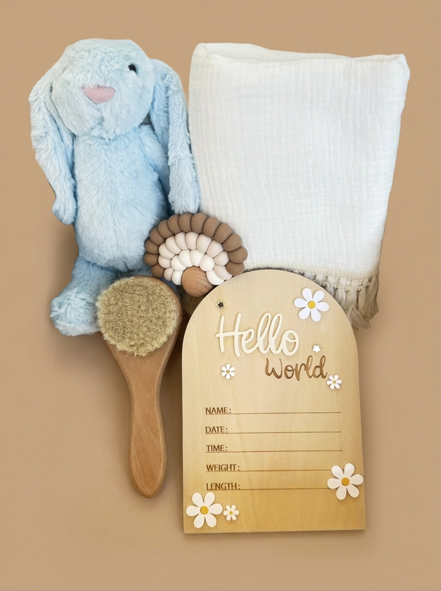 Pure & Cozy Newborn Bundle- Blue