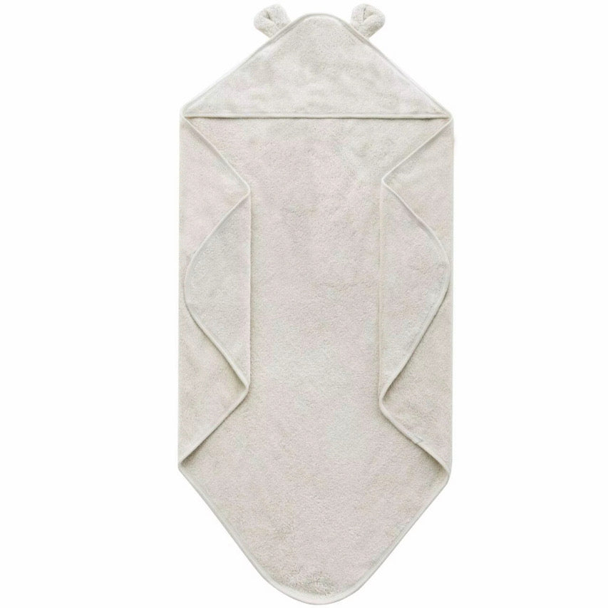 Personalised Organic Cotton Baby Hooded Towel with Bear Ears