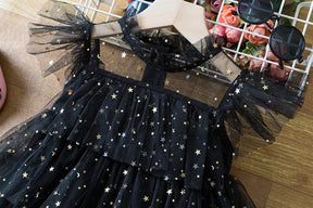 Star Layered Tuelle Dress