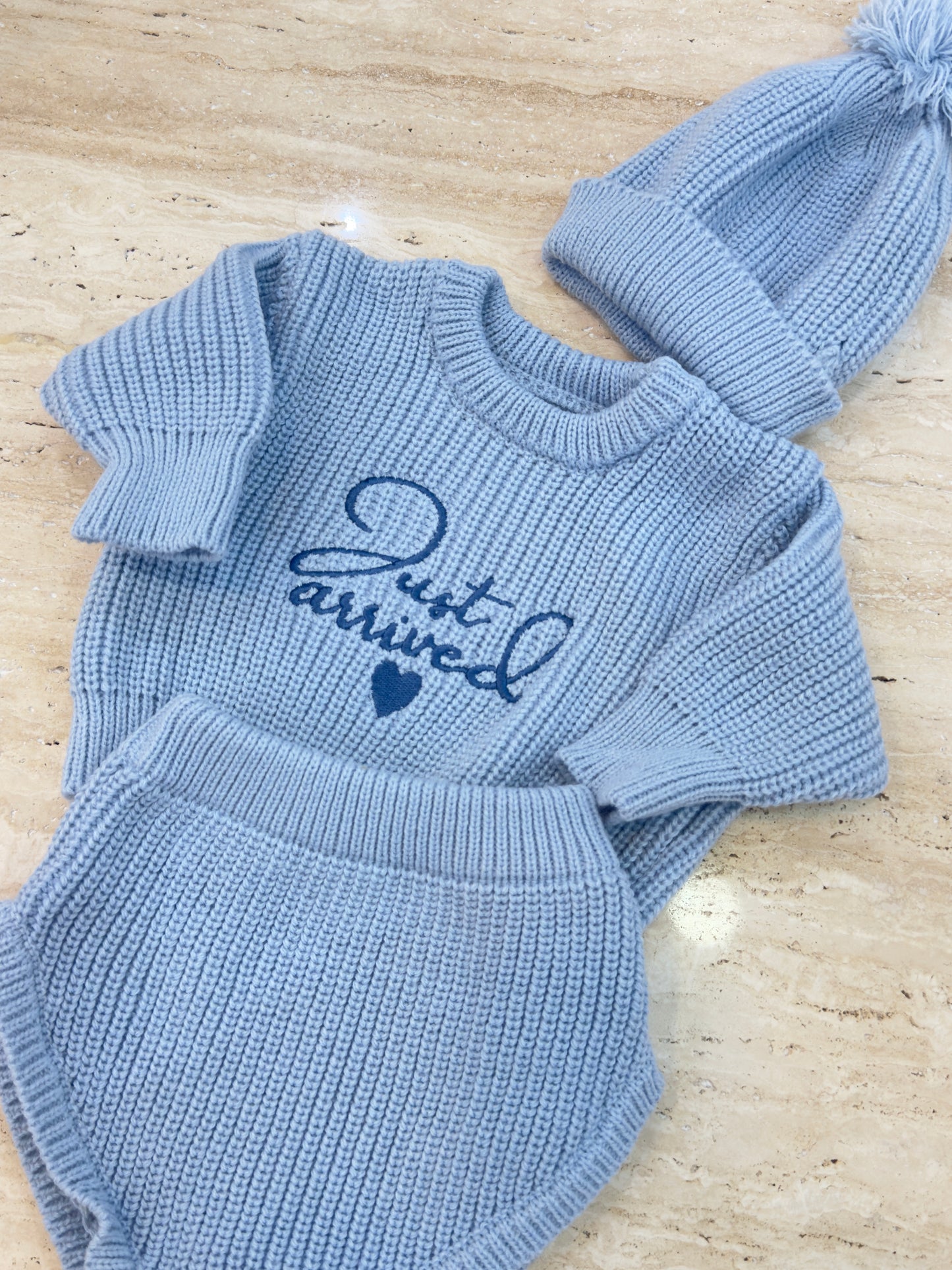 Just Arrived newborn announcement  Outfit