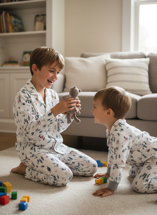 Snow Time Christmas Cotton Pyjamas