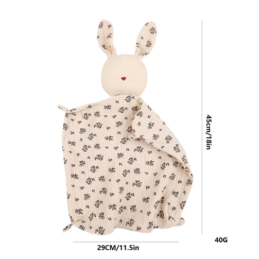 Personalised Muslin Bunny Comforter