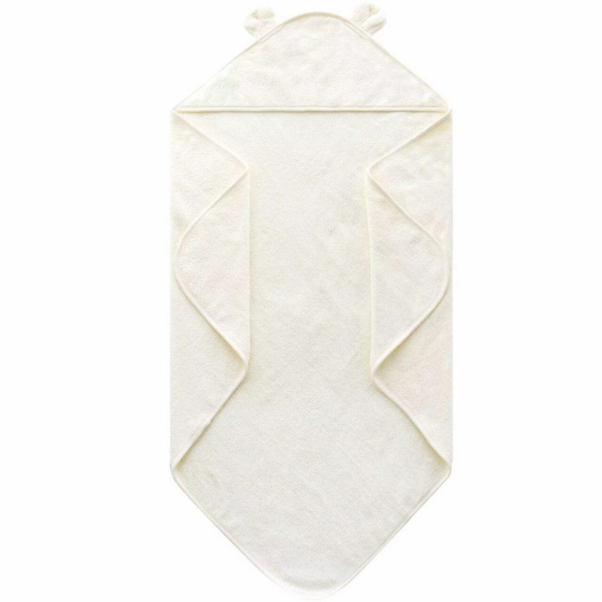 Personalised Organic Cotton Baby Hooded Towel with Bear Ears