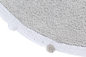 Bubbly Washable Rug- Light Grey