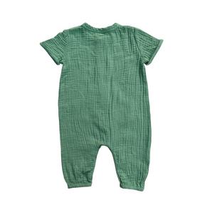 Orian Hoodie Pocket Muslin Jumpsuit