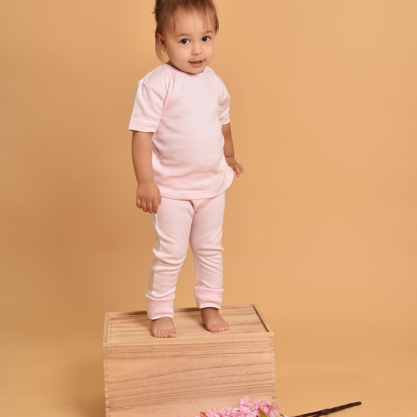 Eleonora - Cherry Blossom Pink Organic 2-Piece PJs Set