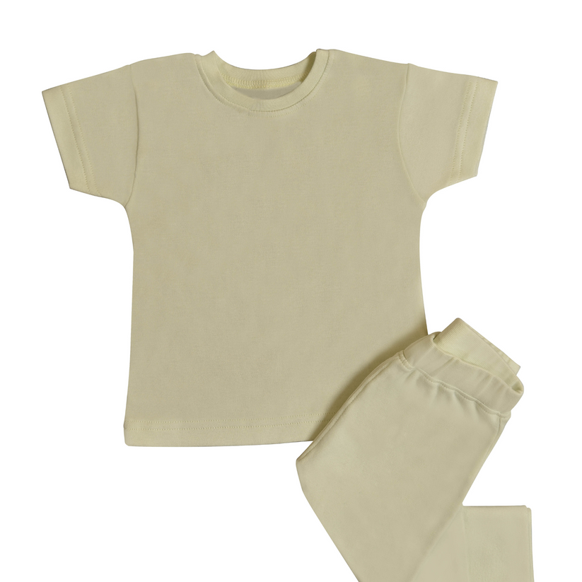 Meadow Mist Green Organic 2-Piece PJs Set