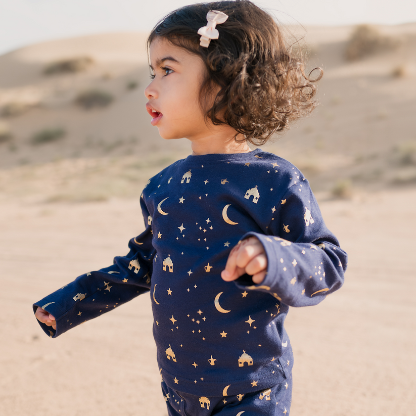 Evening Blue Ramadan 2-Piece PJs KIDS