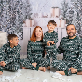 Eleonora - Snowflake Snuggles Forest Biome Christmas WOMEN 2-Piece PJs