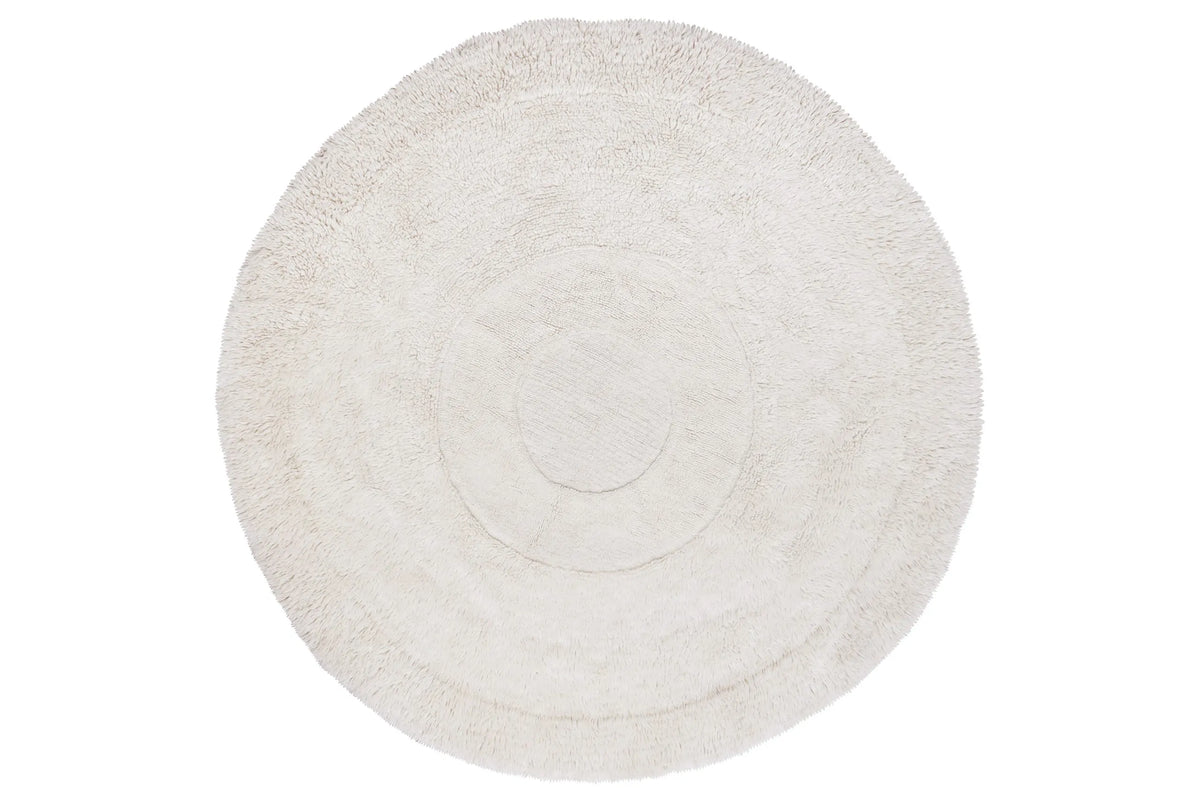 Woolable Rug - Arctic Circle - Sheep White - Round