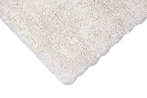 Dunes White Woolable Rug-L