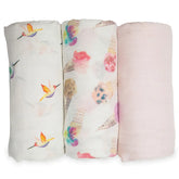 Lulujo-3pack Bamboo Swaddles