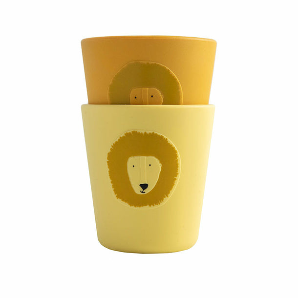 Trixie-Silicone cup 2pack- Mr.Lion
