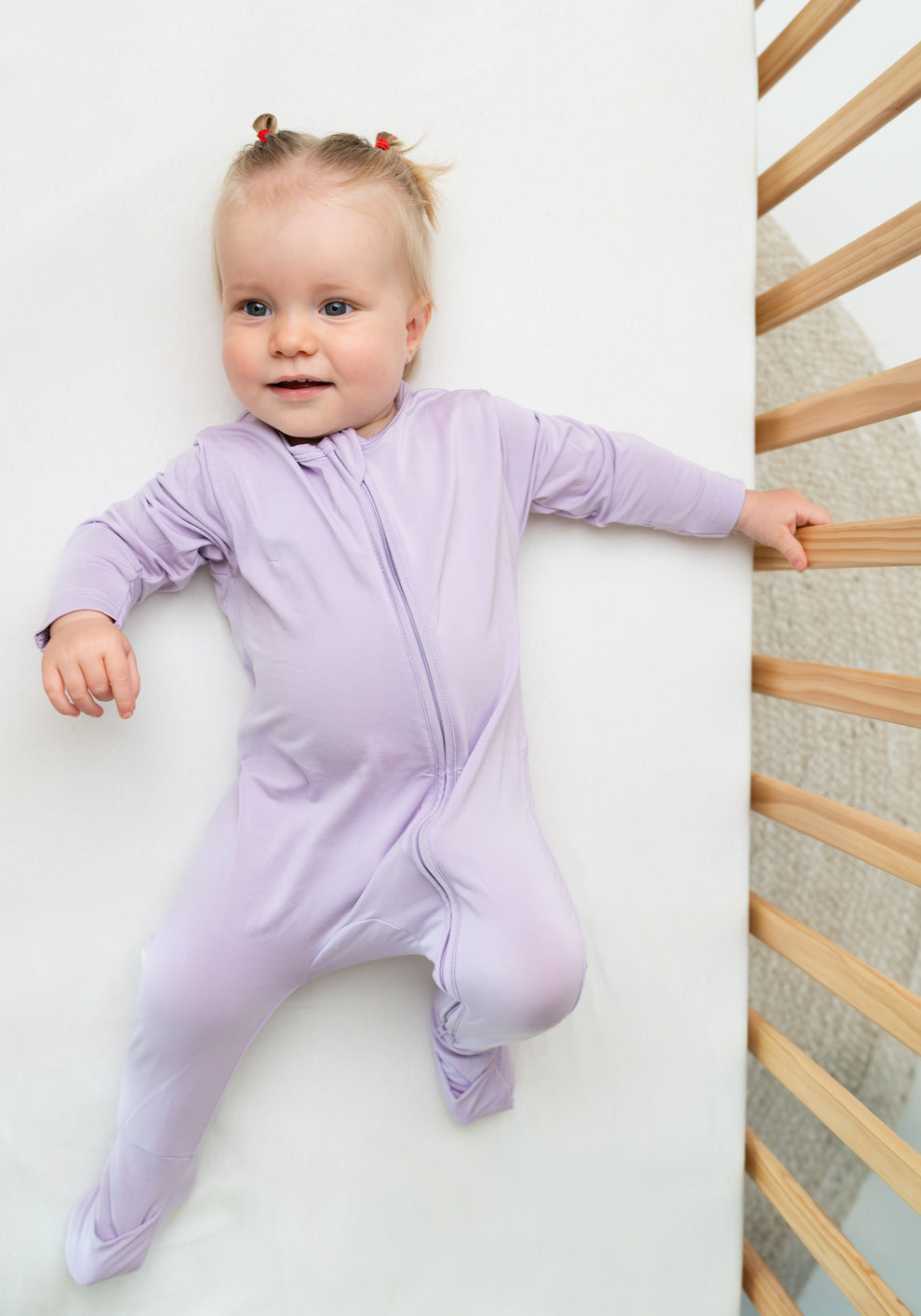 Zippered Sleepsuit in Lilac