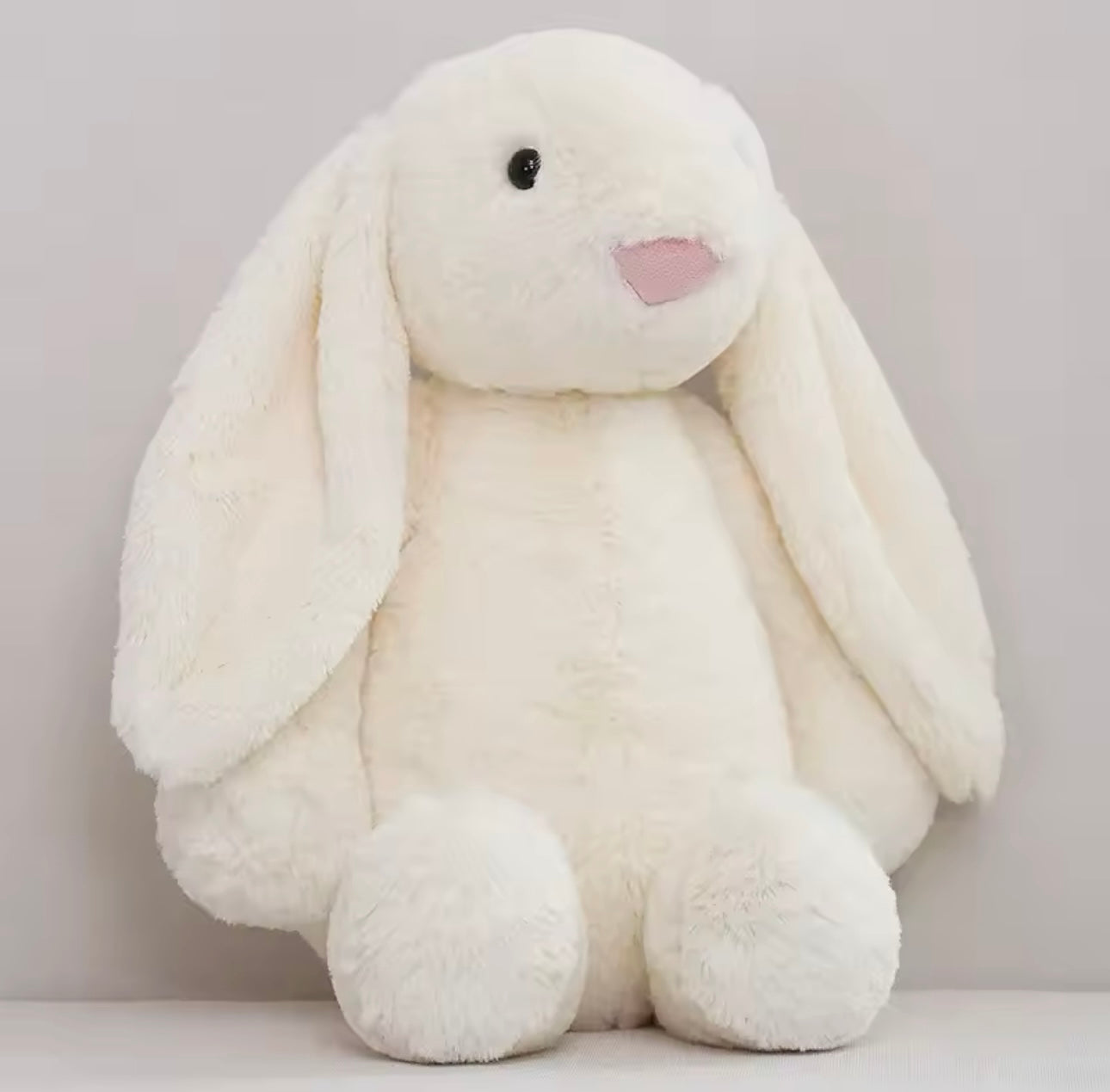 Soft cream Maxims plush baby bunny 25cm — beautifully unisex cuddly toy for newborns in Dubai UAE
