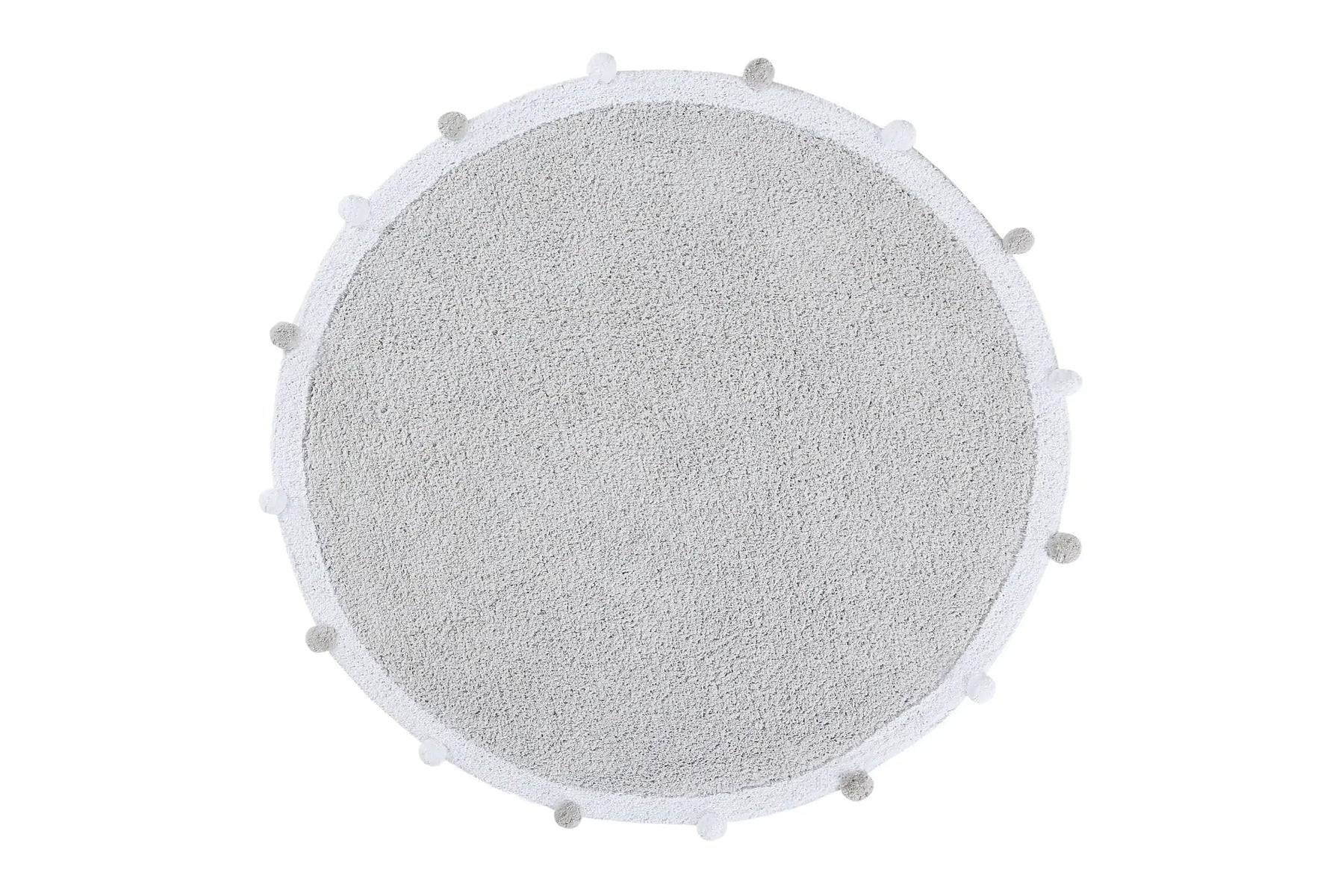 Bubbly Washable Rug- Light Grey