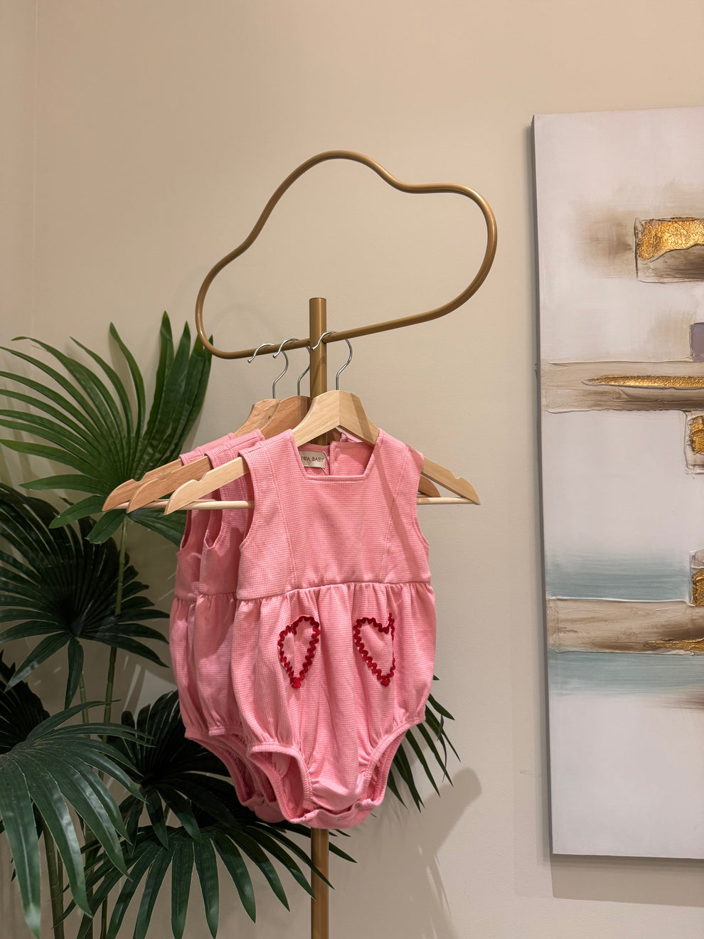 Mini Amora Heart Romper