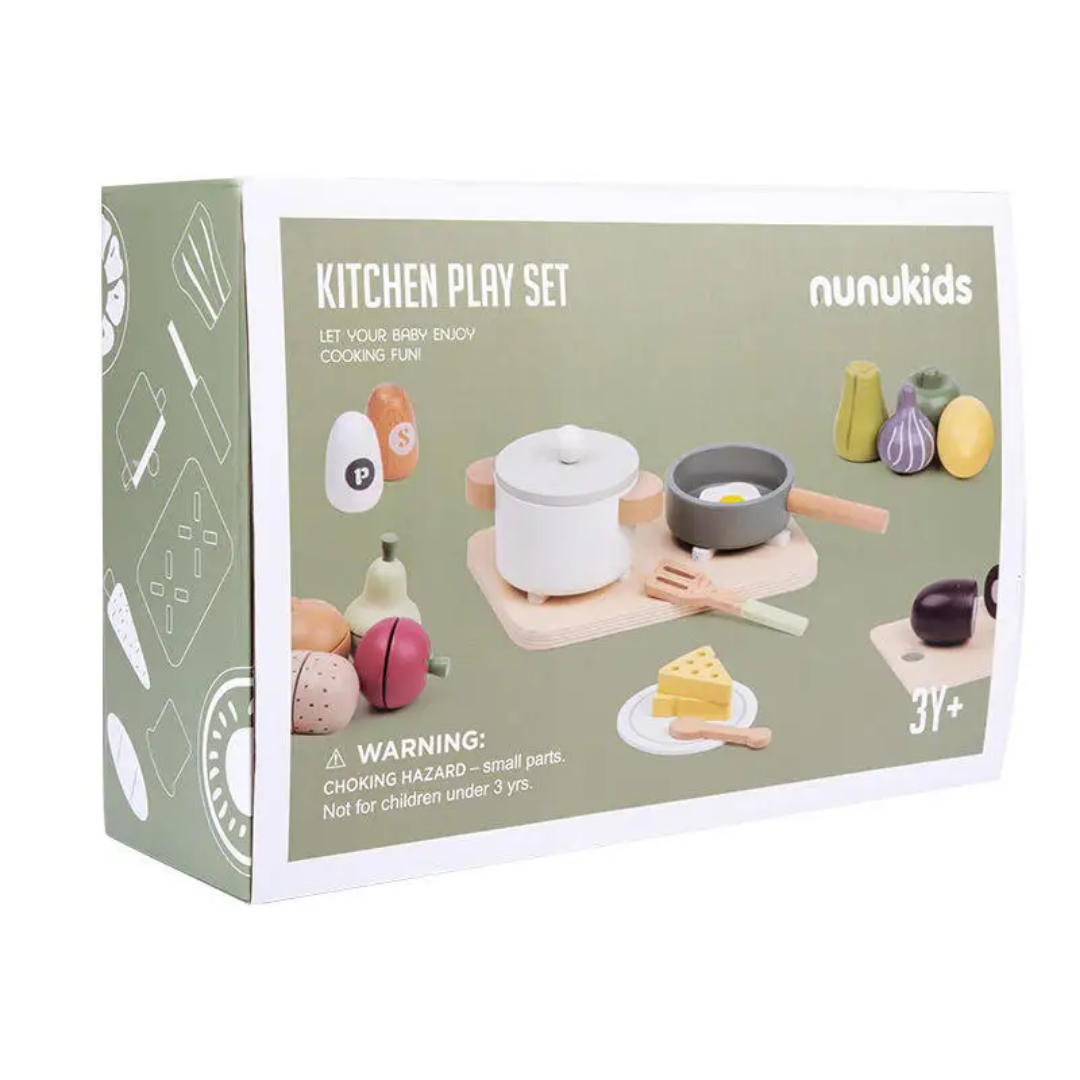 Little Chef Interactive Wooden Kitchen Play Set