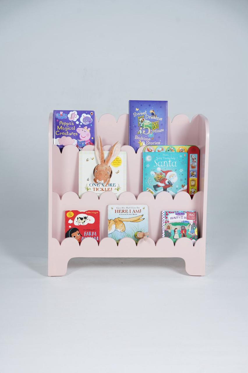 Pink Scallop Book Stand