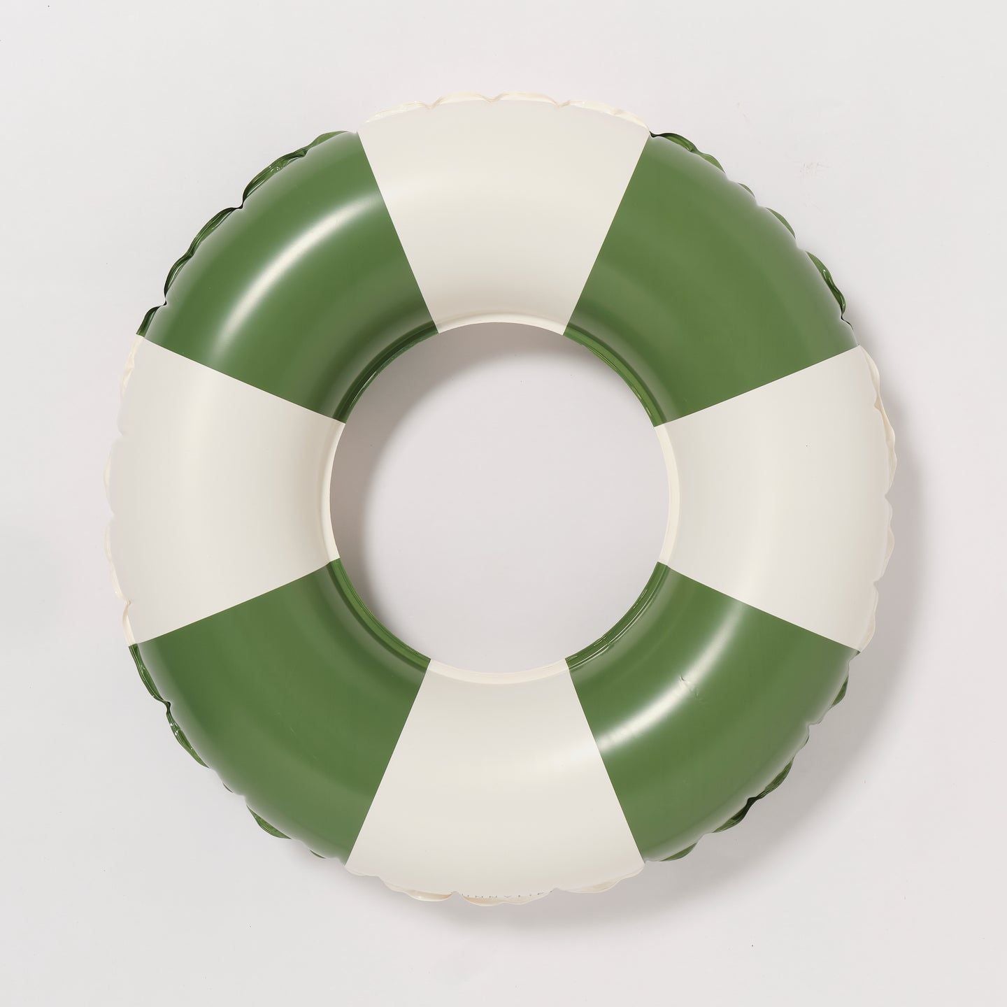 Mini Tube Pool Ring - Olive  Stripe