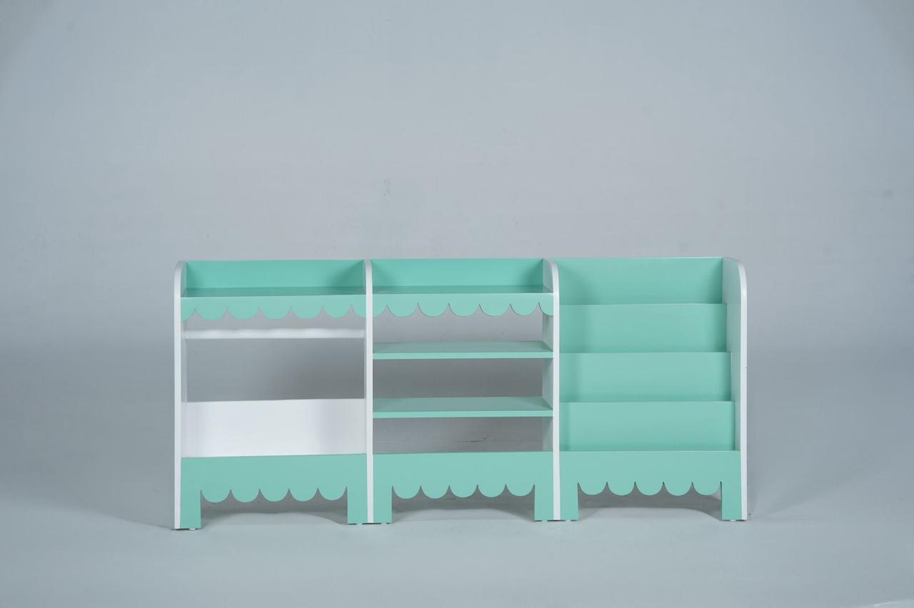 Mint Scallop Book Stand