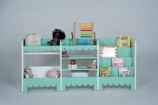 Mint Scallop Book Stand