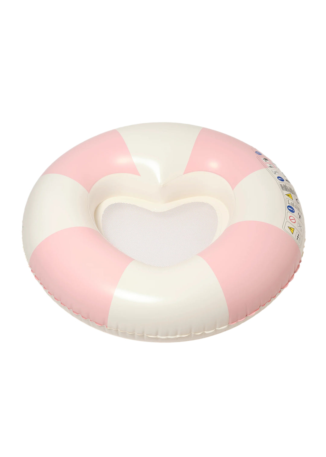 Luxe Tube Pool Ring Stole My Heart - Pink Stripe