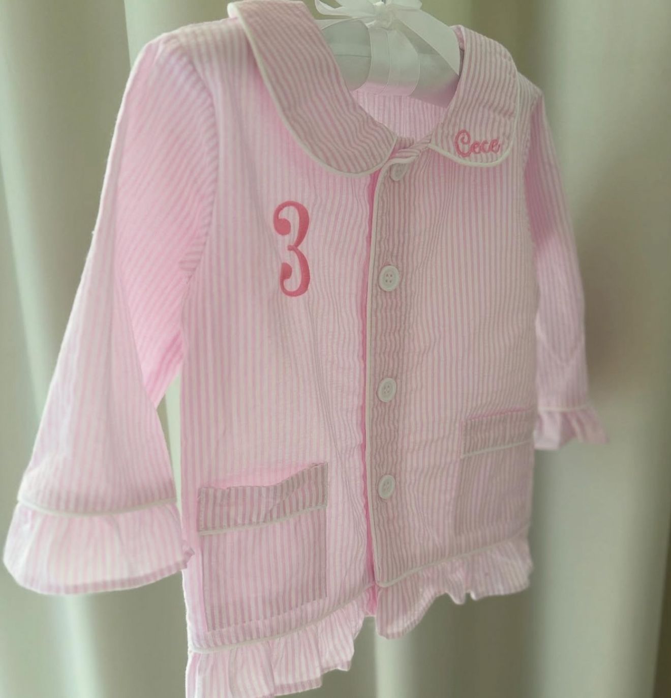 Smart Striped Pyjamas Set