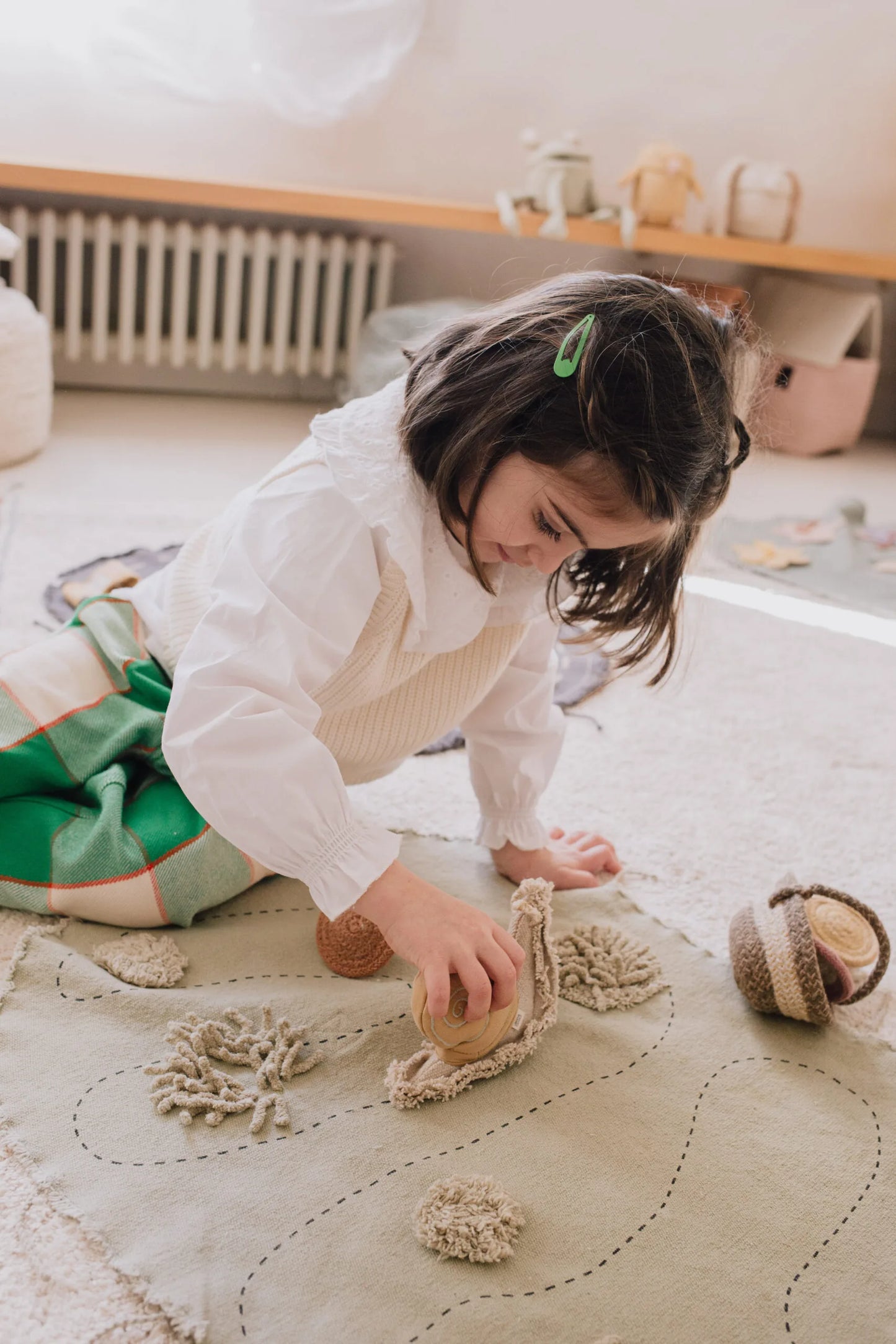 Green Toy Set - Snail