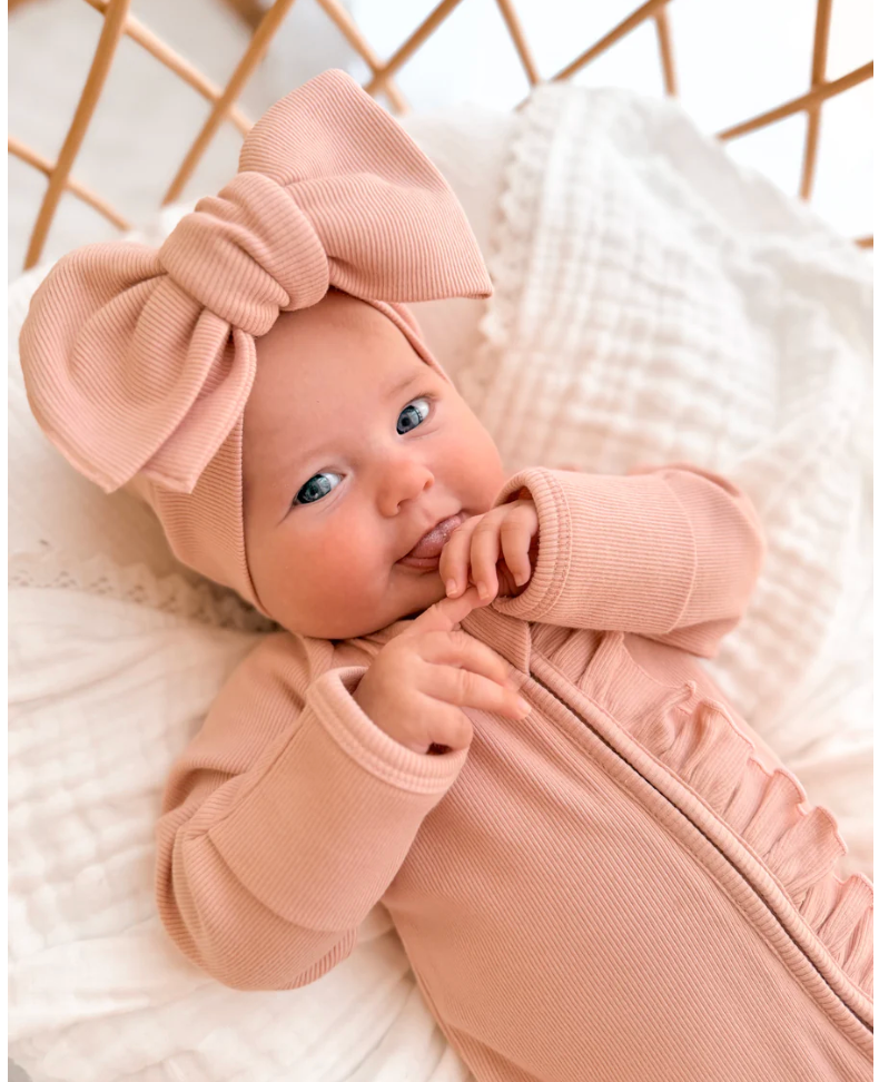 Dusty Pink Cotton Growsuit