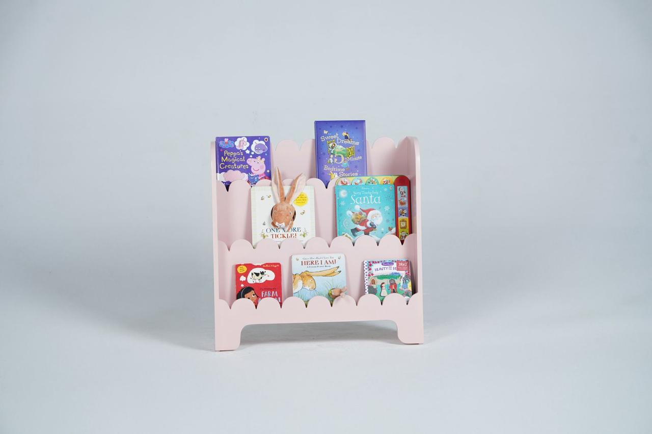 Pink Scallop Book Stand