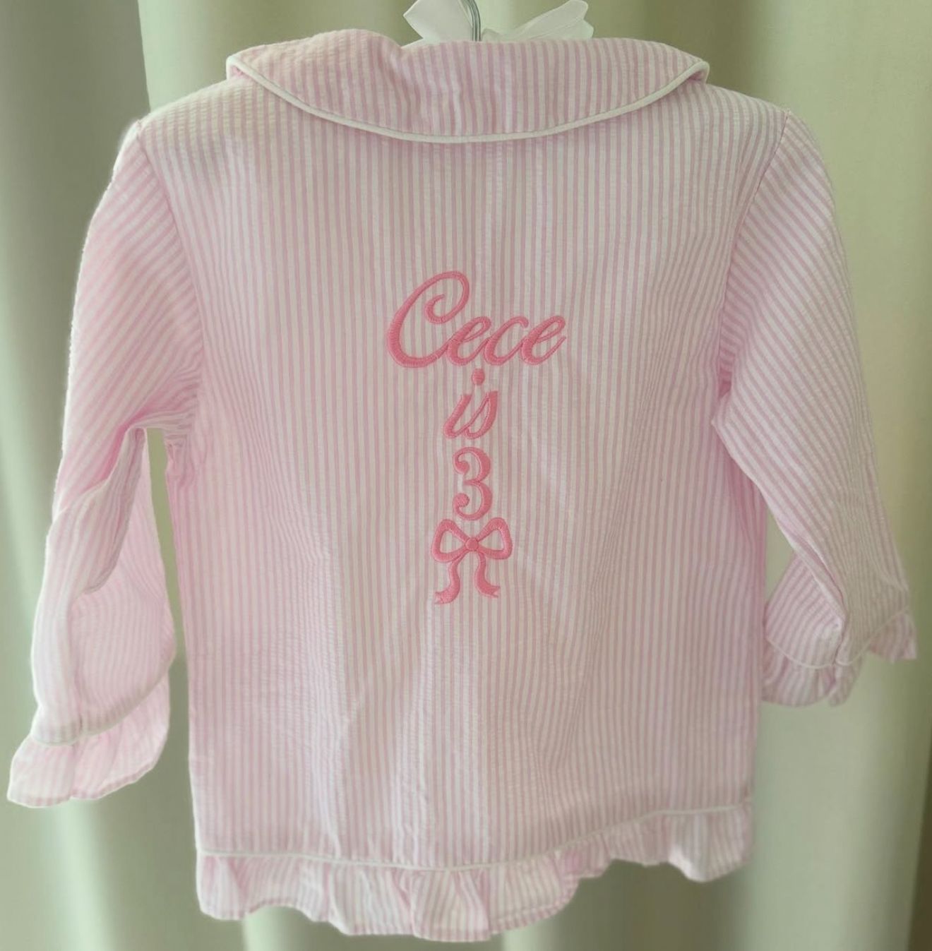 Smart Striped Pyjamas Set