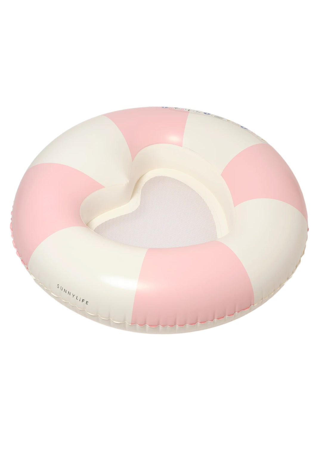 Luxe Tube Pool Ring Stole My Heart - Pink Stripe