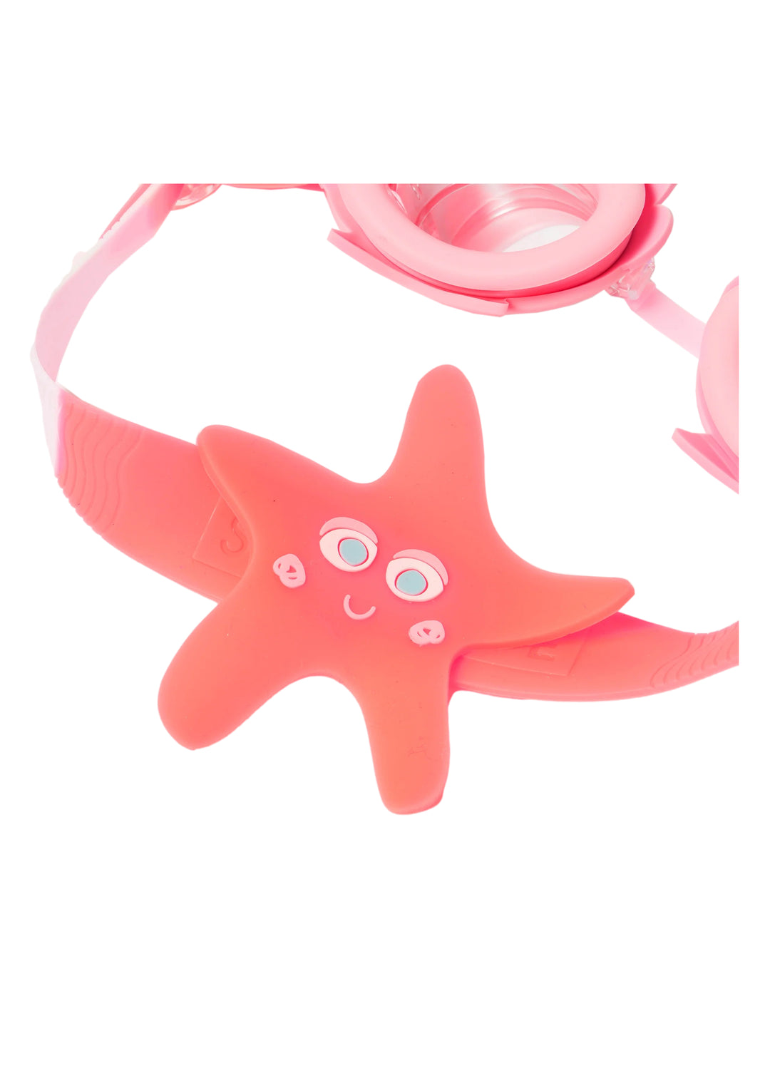 Melody The Mermaid Mini Swim Goggles - Neon Strawberry