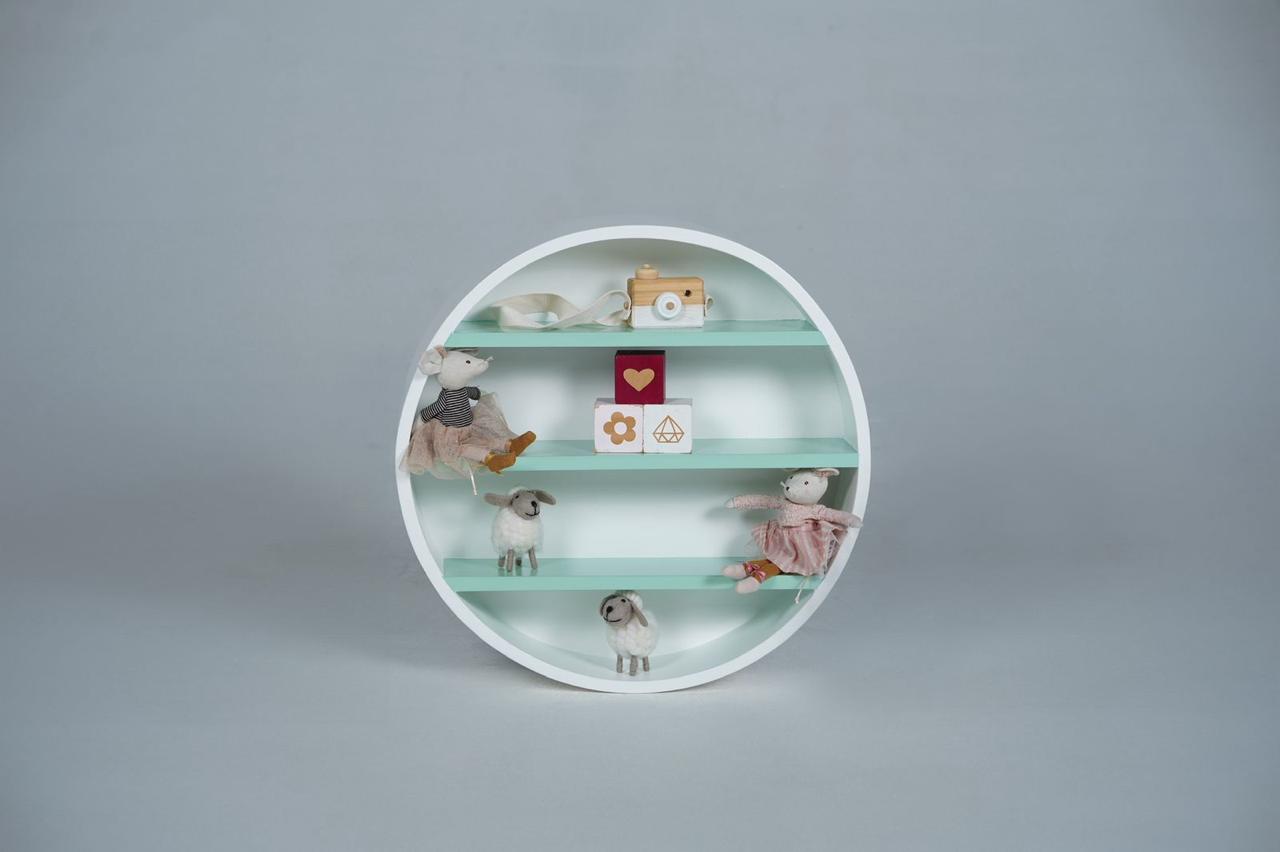 Kids Corner Round Wall Shelf