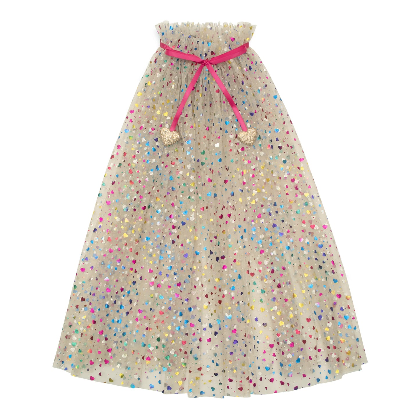 Rainbow Hearts Cape