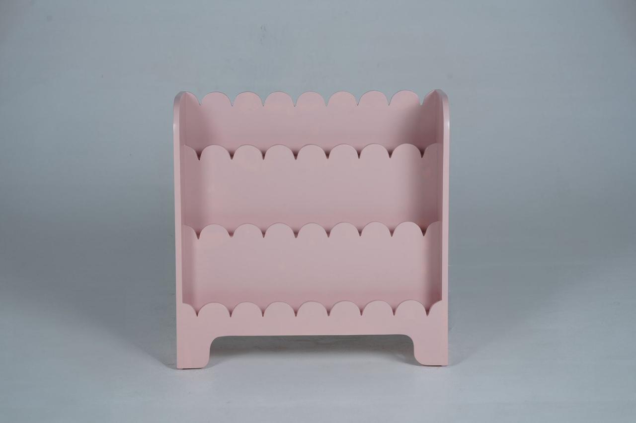 Pink Scallop Book Stand