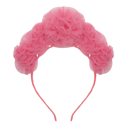 Pink Ruffle Flower Headdress