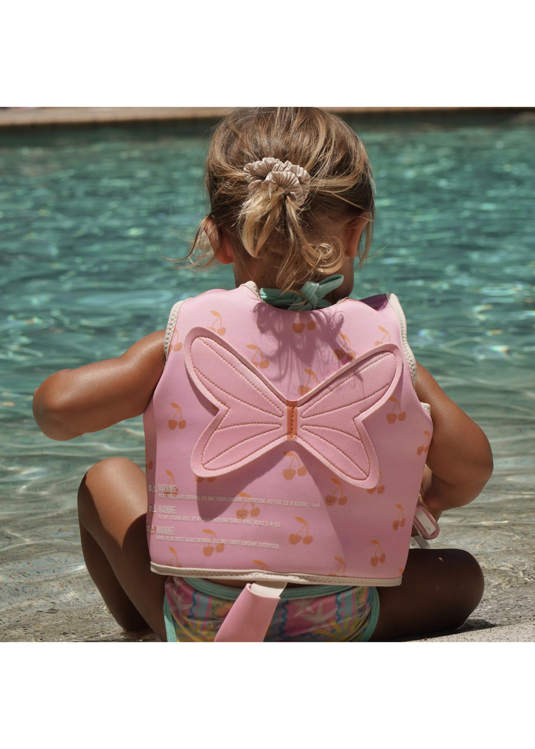 Kids Swim Vest - Cotton Candy Cherry