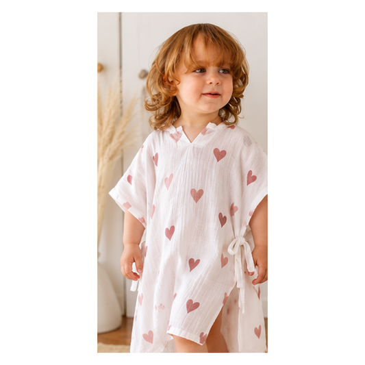 Love Hooded Poncho