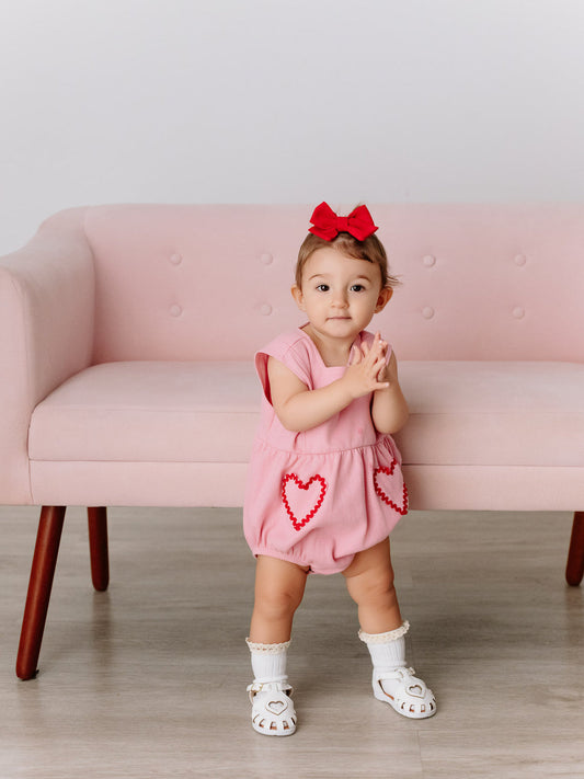 Mini Amora Heart Romper