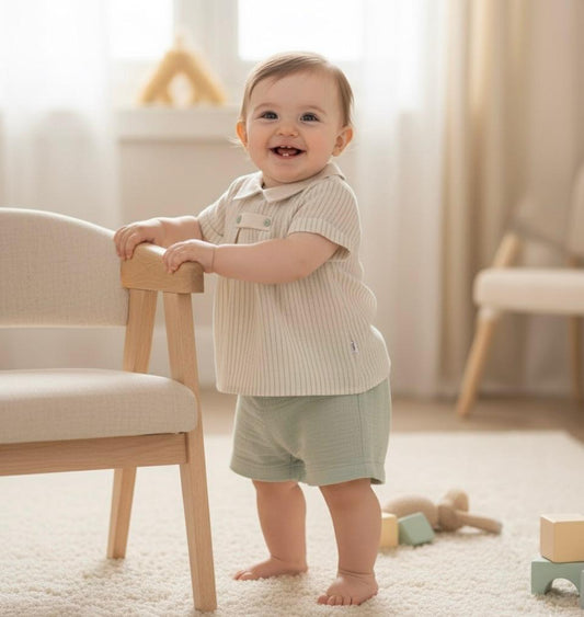 Theo Natural Muslin Set