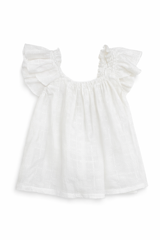 Sally Flutter Sleeve Dress