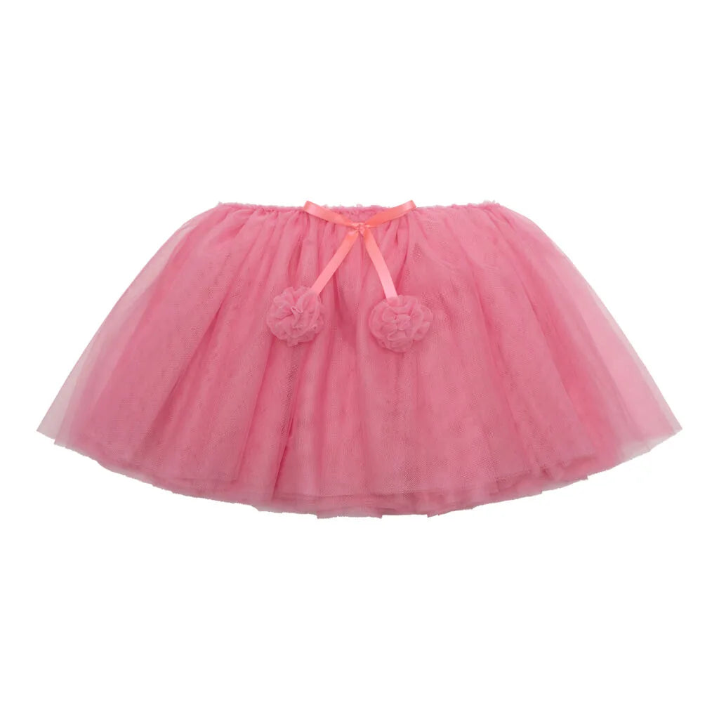 Pink Ruffle Flower Tutu