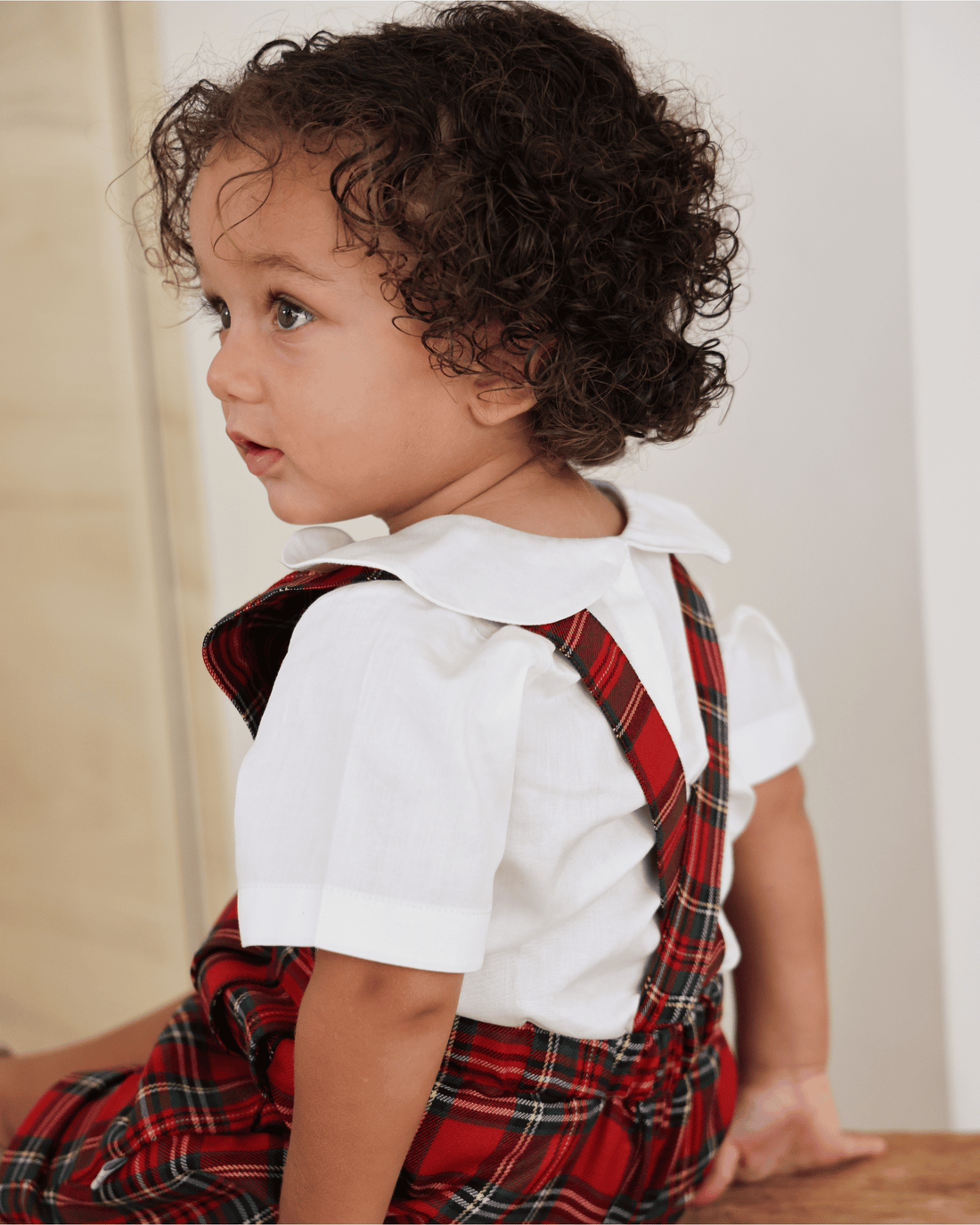 Tartan Dungaree Shorts