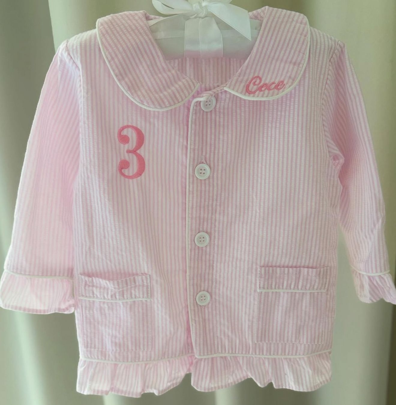 Smart Striped Pyjamas Set