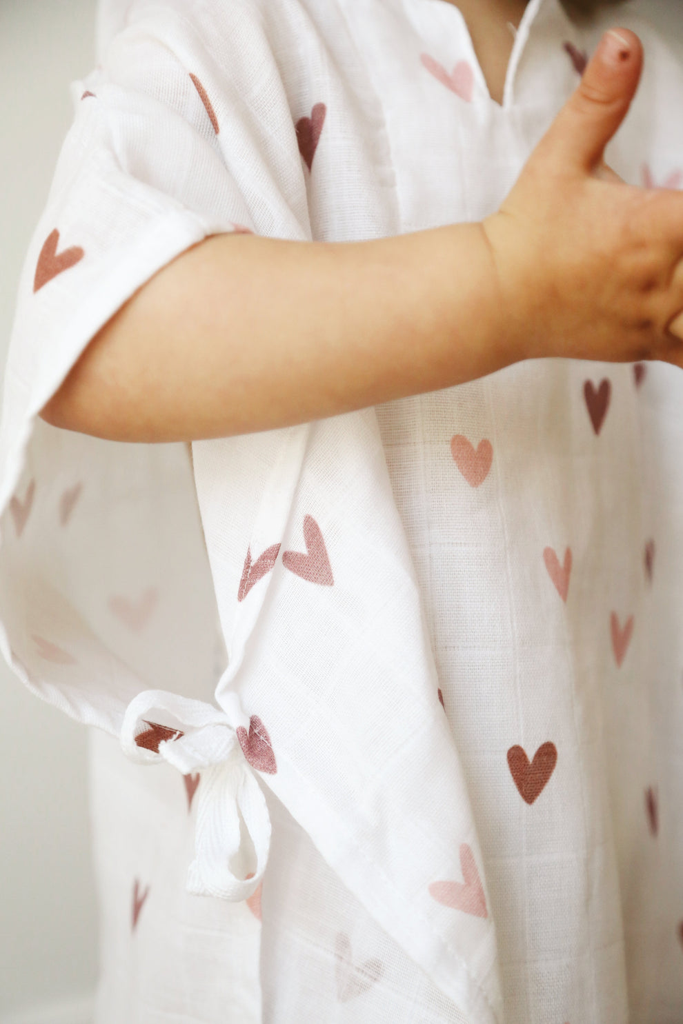 Love Hooded Poncho
