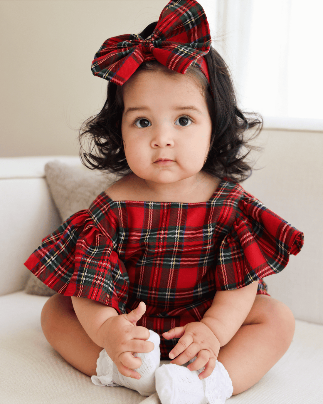 Tartan Lilly Romper